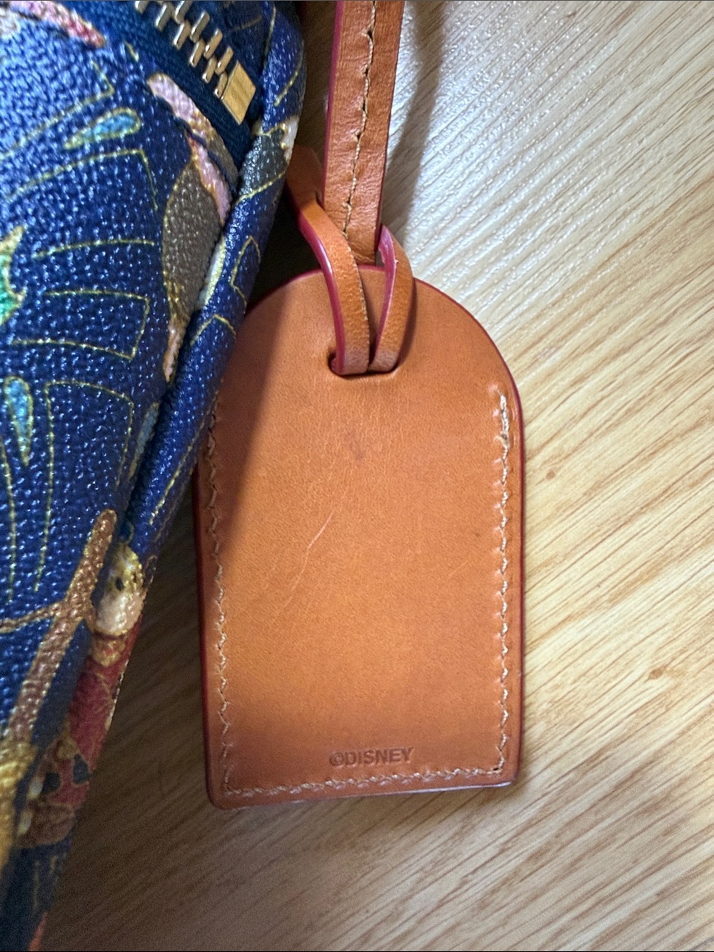Dooney & Bourke Navy Fantasia 80th Anniversary Crossbody Letter Carrier - Picture 5 of 16